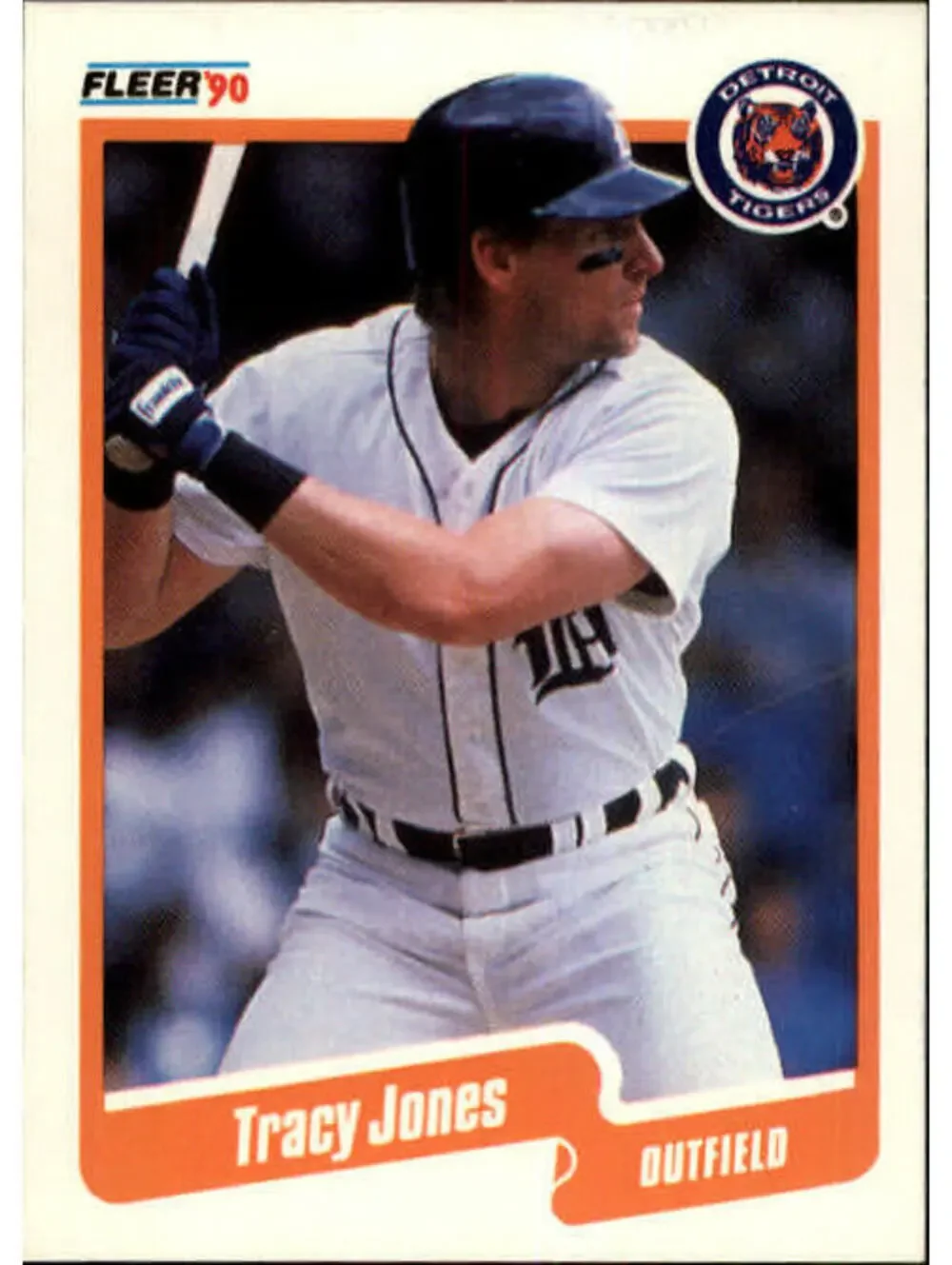 1990 Tracy Jones Fleer Baseball Card #607